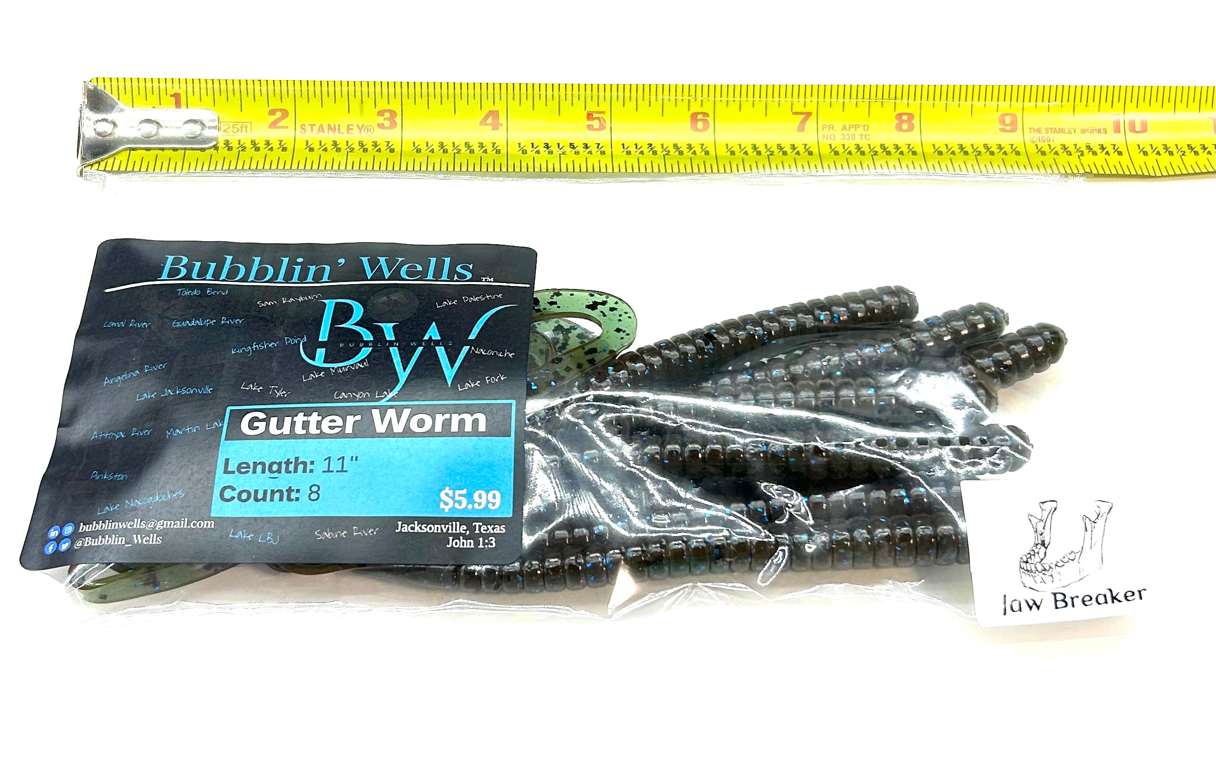 Gutter Worm (Jawbreaker) 8pk