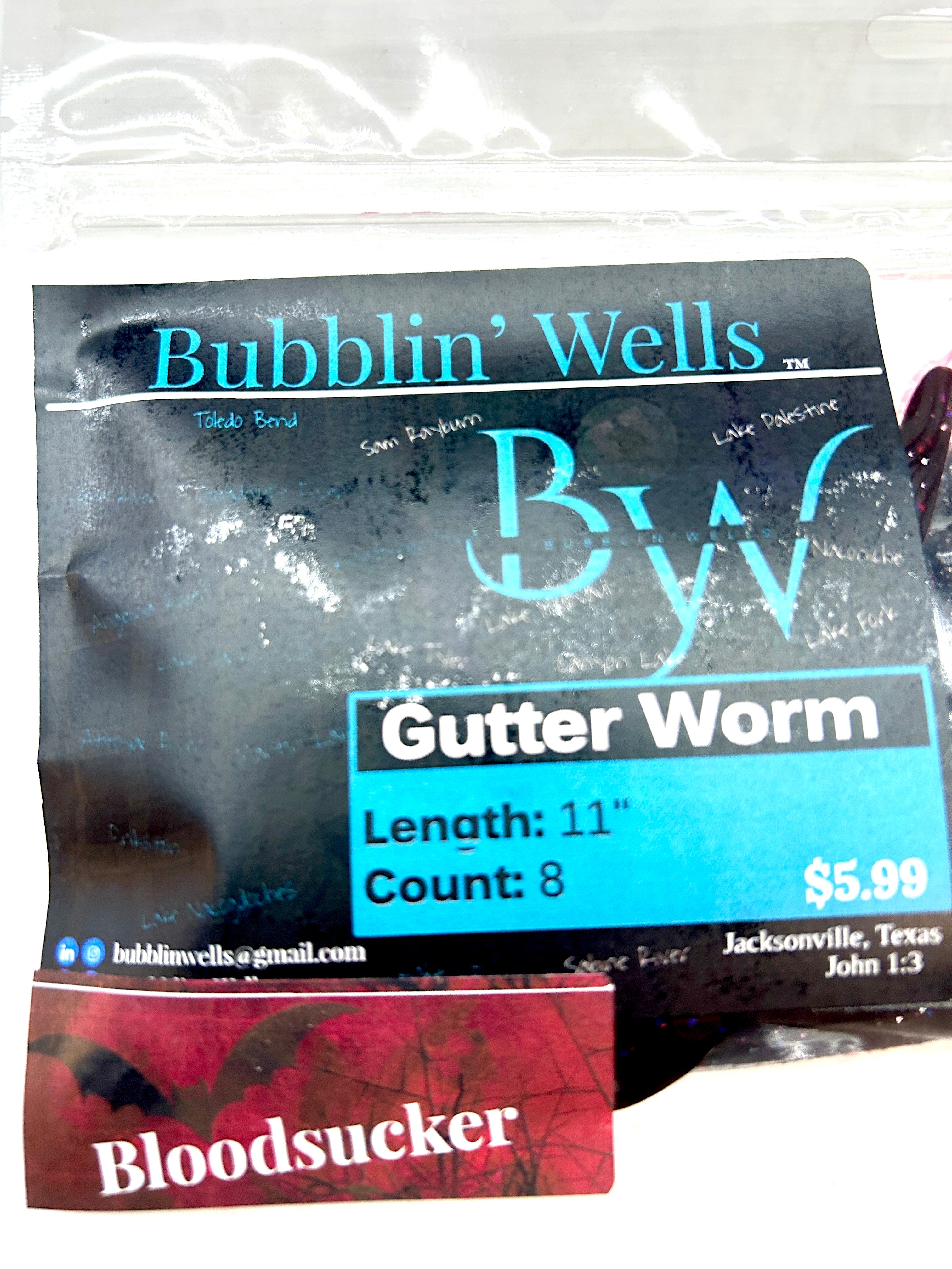 Gutter Worm (Bloodsucker) 8pk (Blemished Label)