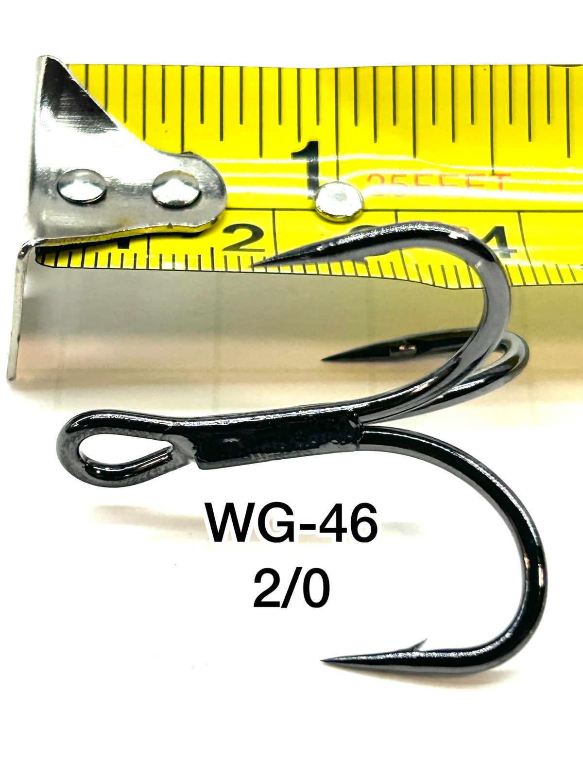 WG-46 Treble Hooks 2X Strong
