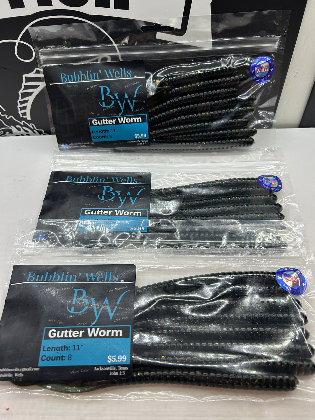 Gutter Worm (Custom Color) 8pk (Blemished Label)