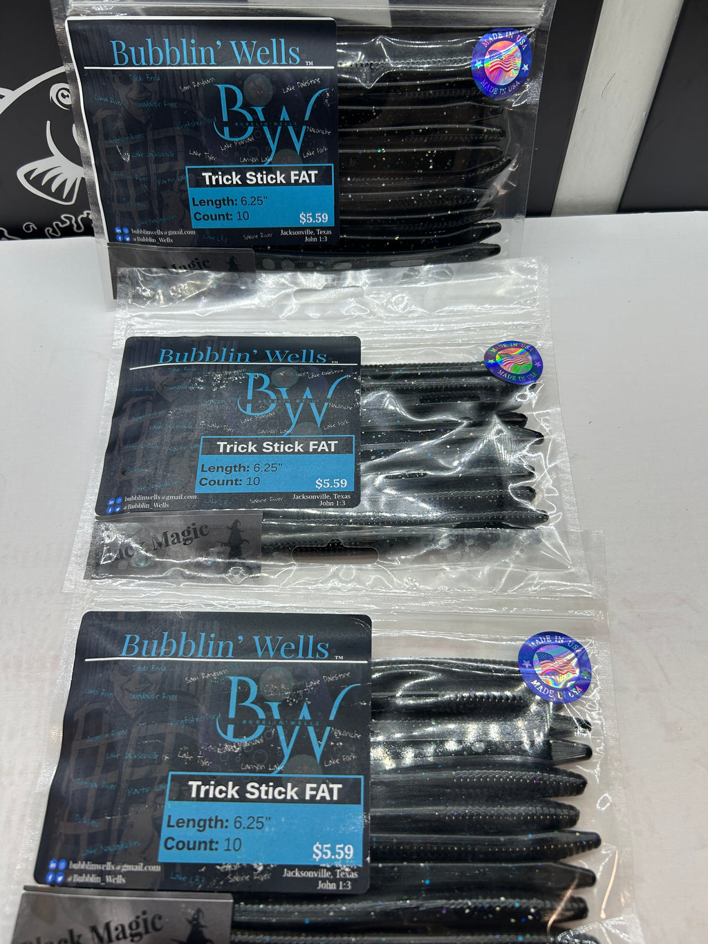 Trick Stick FAT (Black Magic) 10pk (Blemished Label)