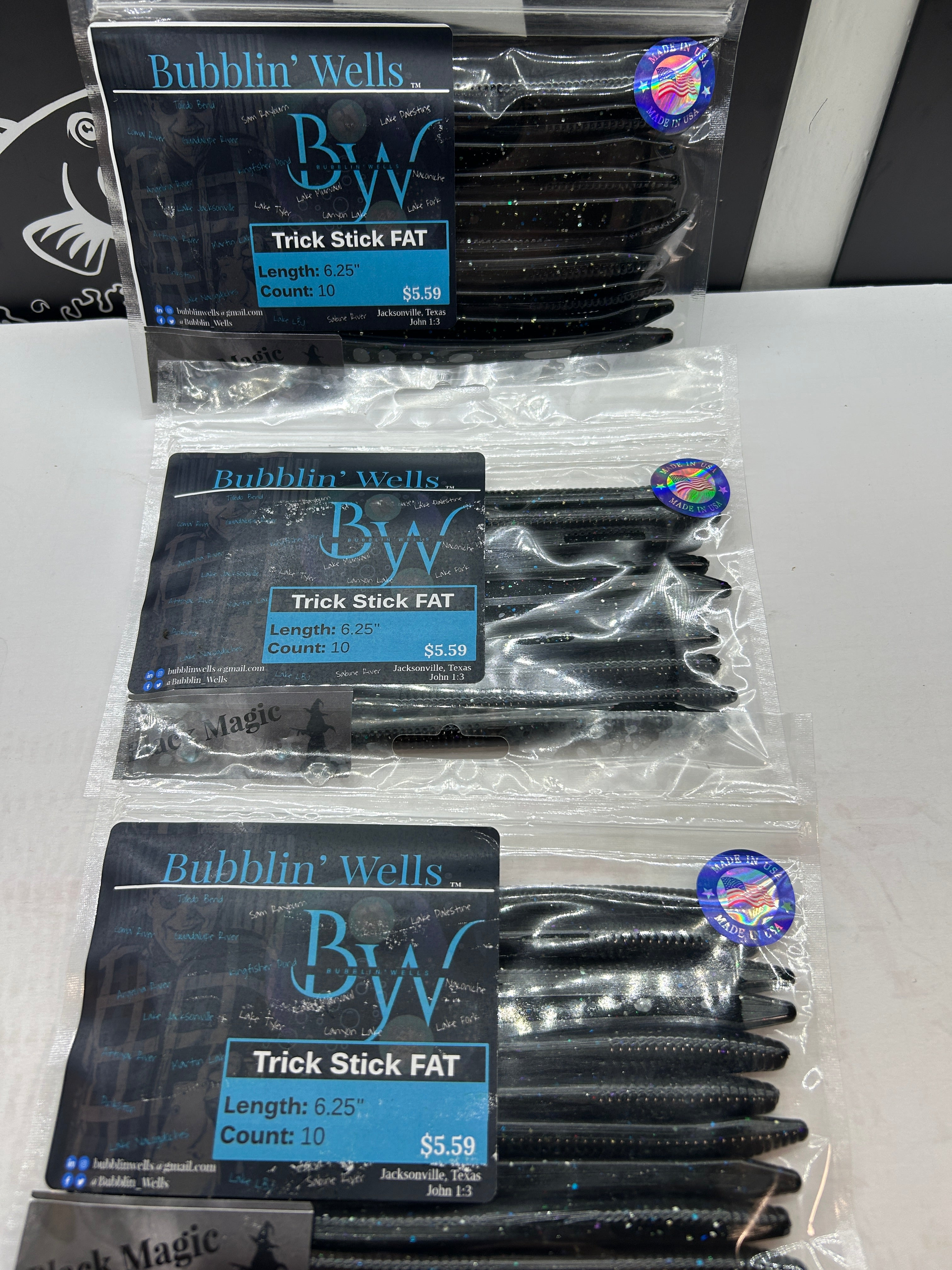 Trick Stick FAT (Black Magic) 10pk (Blemished Label)